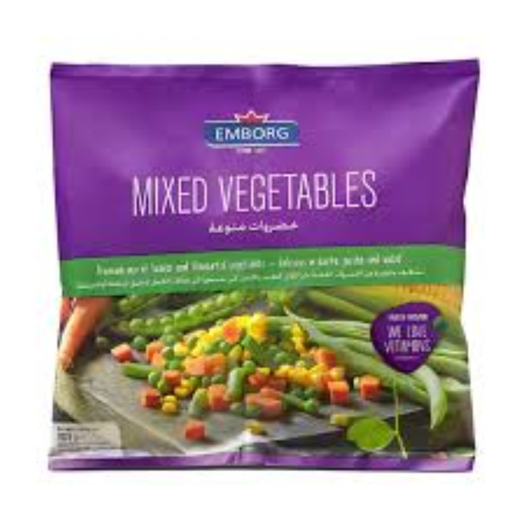 EMBORG MIXED VEGETABLES 900G